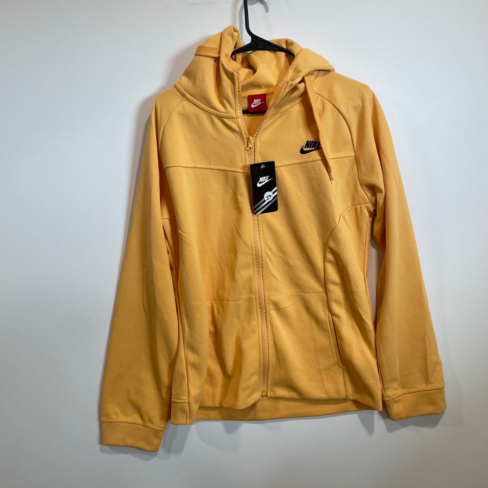 Nike Tech Fleece Tracksuit Set Mens XXL Yellow Full Zip Hoodie Joggers 724402